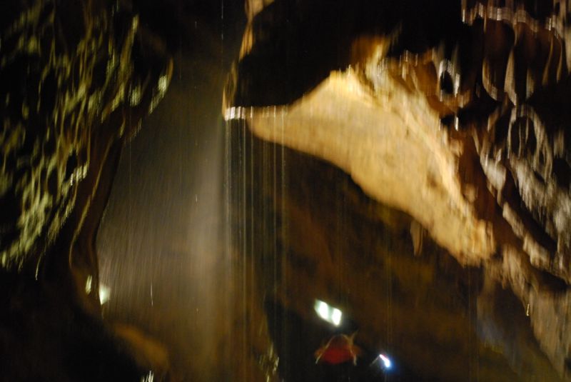 Il pleut! Dans la grotte! A -60m
